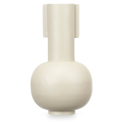 Vaza din metal, culoare pastel, 14 x 28 cm