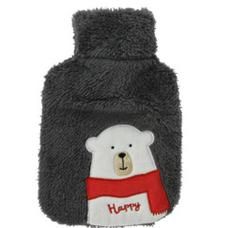 Sticlă de apă fierbinte cu model de iarnă