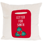 Perna decorativă, model de sărbătoare, albă 40 x 40 cm, model 3