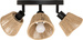 Lămpi de plafon MYHA 3 abajururi din hârtie împletită, 3 x Ø 25 cm