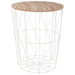 O masuta de cafea multifunctionala cu blat din lemn, o piesa de mobilier atragatoare cu functie de depozitare