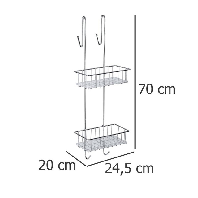 Rafturi pentru baie CADDY , oțel inoxidabil, WENKO