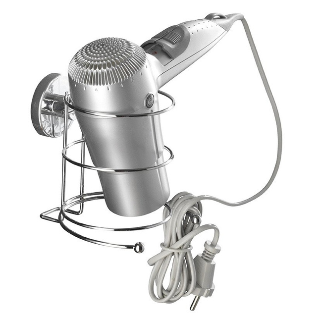 Suport pentru uscător de păr MILAZZO, Vacuum-Loc - oțel cromat, WENKO