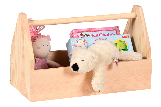 Cutie de accesorii, lemn de pin, 42 x 21 cm, Kesper