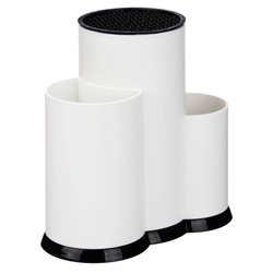 Suport pentru cutite, plastic, 12,5 x 23 x 22 cm