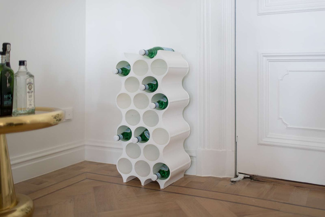 Suport pentru sticle SET-UP, ORGANIC KOZIOL, gri organic