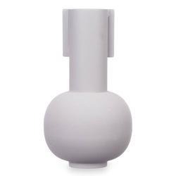 Vaza din metal, culoare pastel, 14 x 28 cm