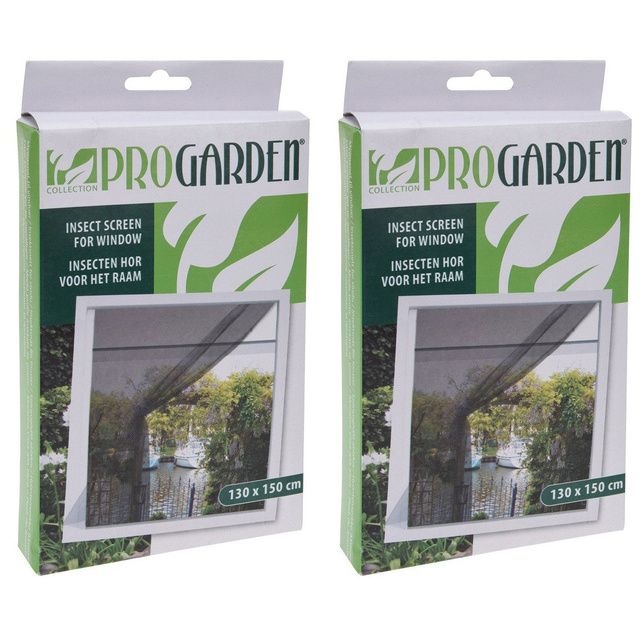 2 x Paravan împotriva insectelor, plasă de țânțari, 130 x 150 cm
