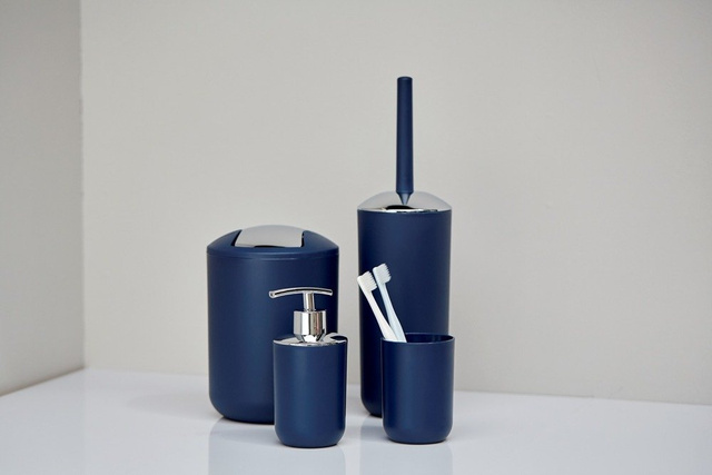 Dispenser de săpun BRASIL, 320 ml, WENKO, albastru închis