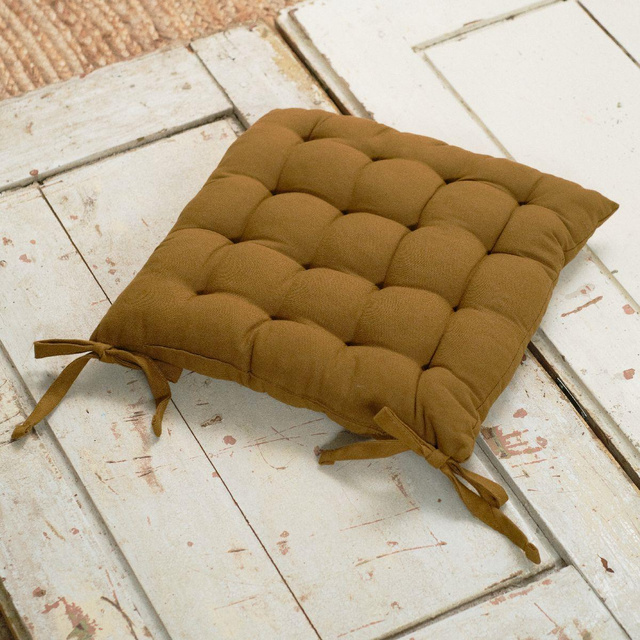 Perna pentru scaun matlasata, din bumbac, 38 x 38 cm