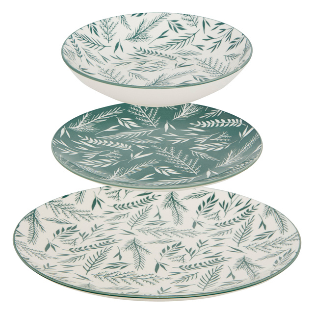 Set de prânz pentru 4 persoane AGATHE, 12 elemente