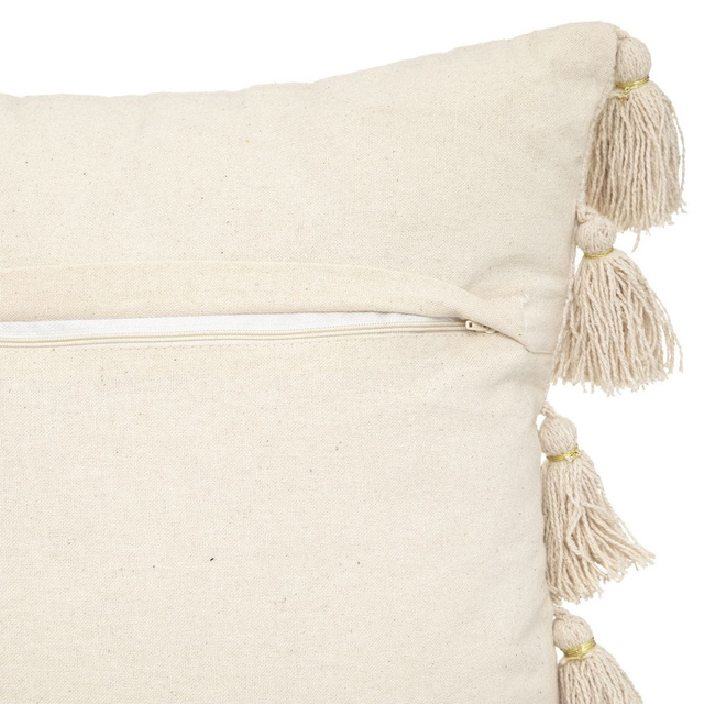 Perna decorativa cu franjuri, 50 x 50 cm