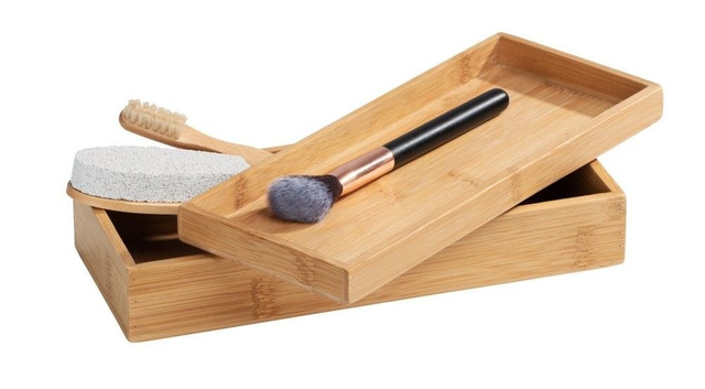 Set organizator 2 bucăți TERRA, Bambus, 24x10x5,5 cm, WENKO