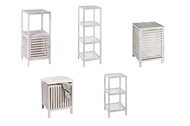 Raft de baie NORWAY - 4 niveluri, WENKO, alb