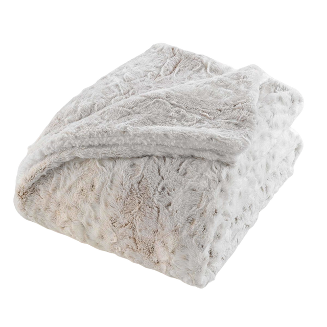 Cuvertura de pat din blana artificiala ALASKA, 125 x 150 cm