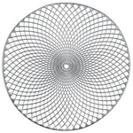 Suport farfurii, Argintiu, 38 cm, Zeller