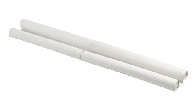 Opritor dublu pentru usa, 40 cm, alb