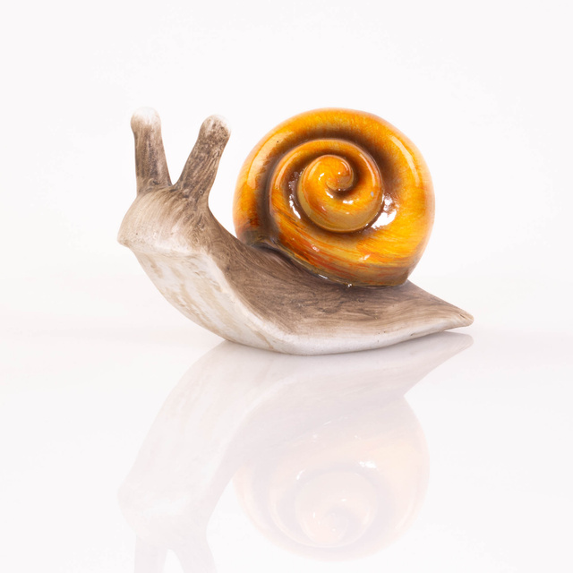 Decor de gradina melc, 22 x 10 cm