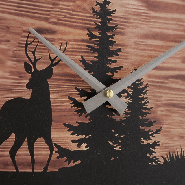 Ceas de perete cu motiv de iarnă, LUDWIG, Ø 45 cm