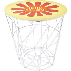 Masa copii cu functie de depozitare, Ø 30 cm