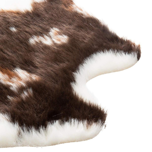 Covor decorativ dormitor, living cu motiv piele de vacă, 94 x 100 cm