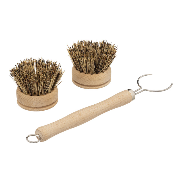 Perie de vase ECO, lemn + vârf înlocuibil