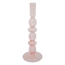 Suport pentru lumânare, sticlă, 25,7 cm