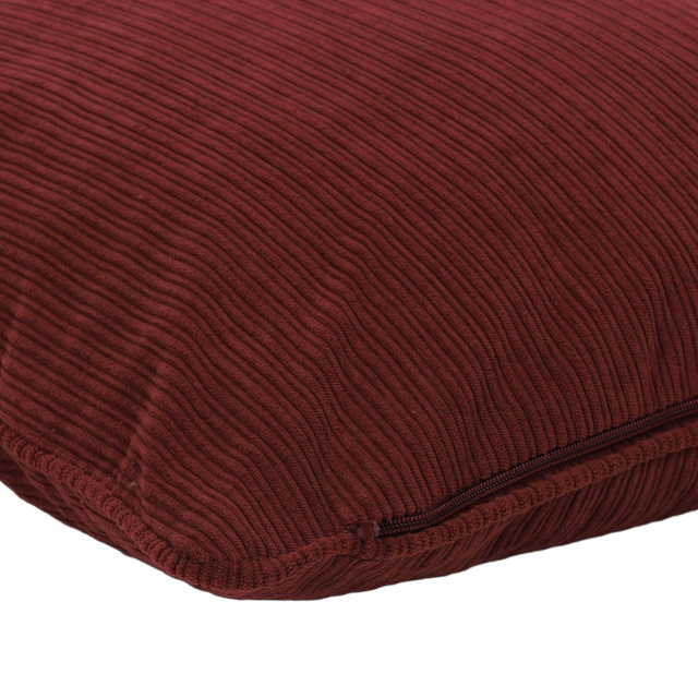 Pernă decorativă din catifea cu margine, 40 x 40 cm