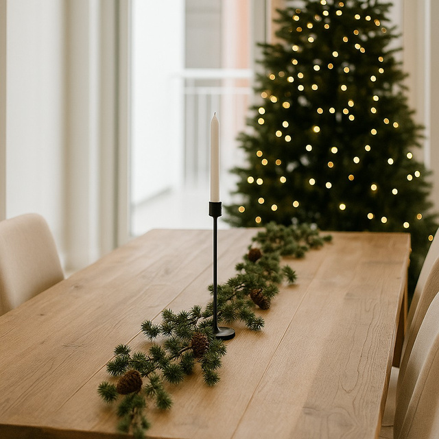 Ghirlandă de Crăciun din pin 180 cm, model 2