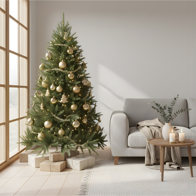 Set de ornamente de Crăciun, 44 de elemente