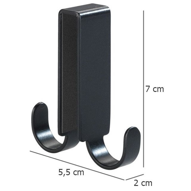 Racleta de apă MOLA pentru ferestre și cabine, neagră, WENKO