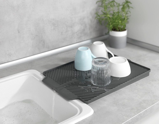 Suport pentru uscarea vaselor LINEA, 40x30 cm, WENKO