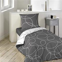 Set lenjerie de pat ELTO, 140 x 200 cm, cercuri