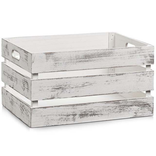 Cutie depozitare VINTAGE WHITE, Alb, 39x29x21 cm, Zeller