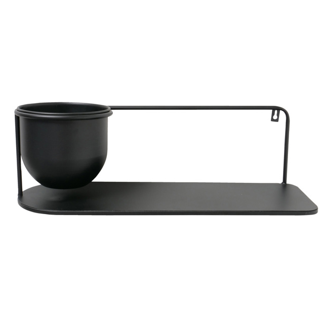 Raft metalic cu capac pentru plante PLUTO, 55 x 18 cm