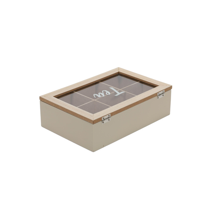 Recipient pentru ceai cu compartimente TEA, 24 x 16 x 7 cm