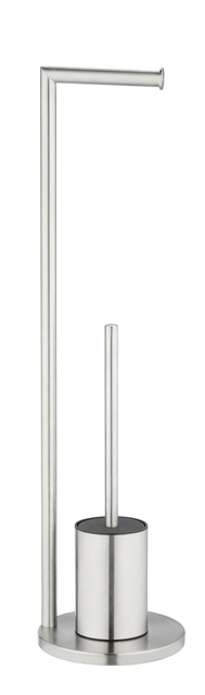 Suport pentru peria de toaleta FERLA cu suport pentru hartie, 2 în 1