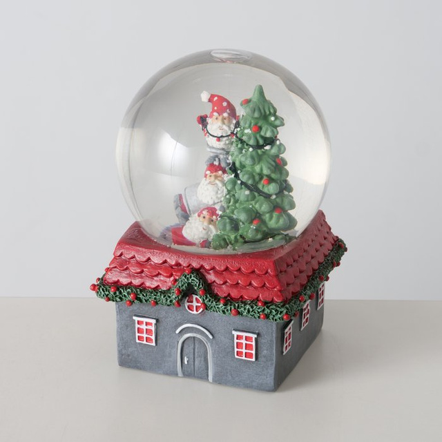 Glob de zăpadă cu căsuța MONTI, Ø10 cm
