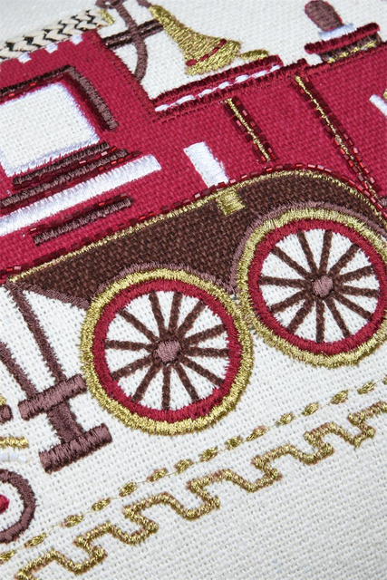 Perna de Crăciun cu imprimeu, 35 × 55 cm