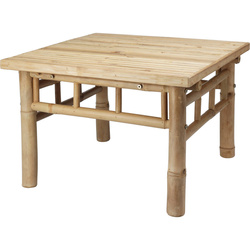 Masa de cafea joasa din bambus, 57 x 57 x 38 cm