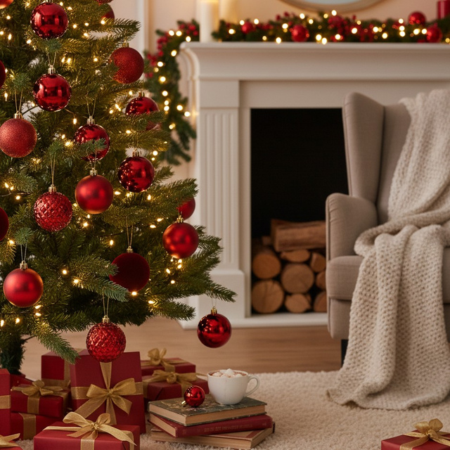 Set de 16 globuri de Crăciun Ø 8 cm