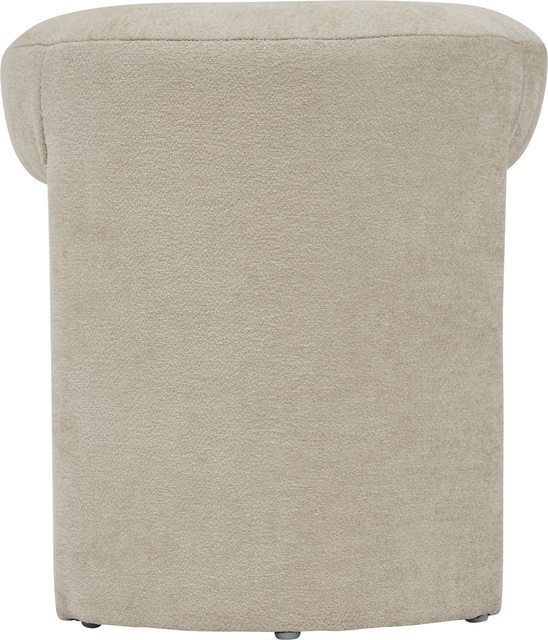 Puf tapițat arc JIN, Ø 38 cm