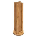 Suport rotativ pentru capsule de cafea, 32 buc, bambus