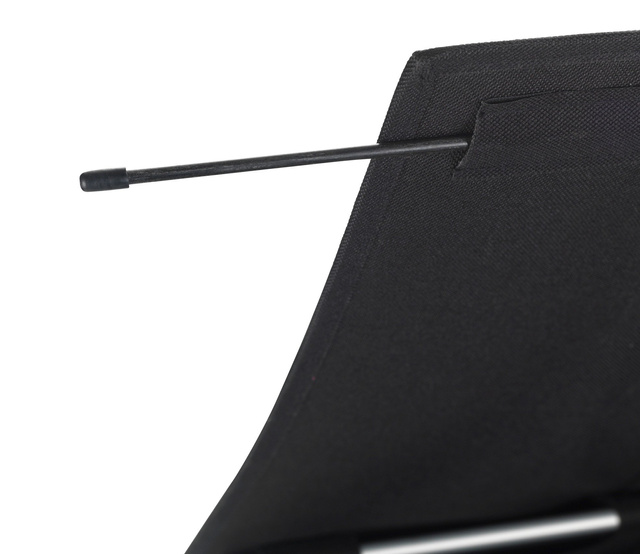 Coș mare de rufe blocabil TRIO TOP BLACK 118 l, 3 compartimente pentru haine murdare, WENKO