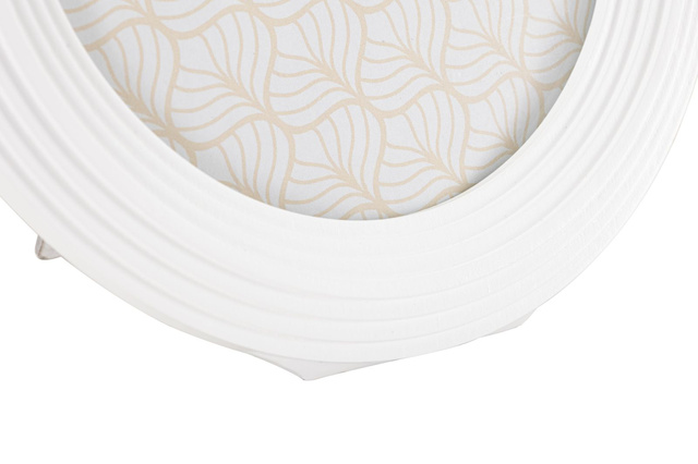 Ramă ovală cu stucco, 20 x 25 cm