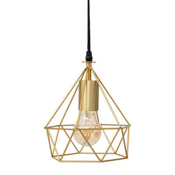 Lustră Ida aurie metalică diametru 19 cm