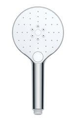 Cap de dus cu curatare automata, Ø 12 cm, alb, WENKO