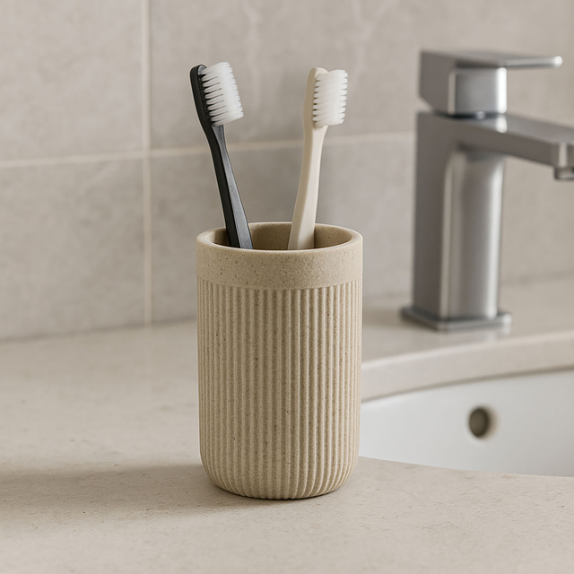 Recipient pentru periuțe de dinți, ONYX, Ø 7 cm