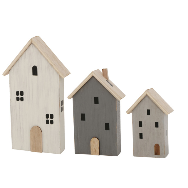 Case decorative Kelling, 3 bucati, MDF