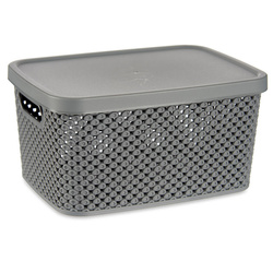 Cos din plastic cu capac, organizator, 3,5 l